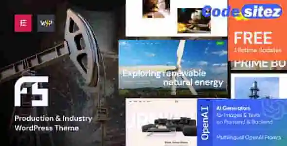 Fuse - Industry & Engineering Factory WordPress Theme
