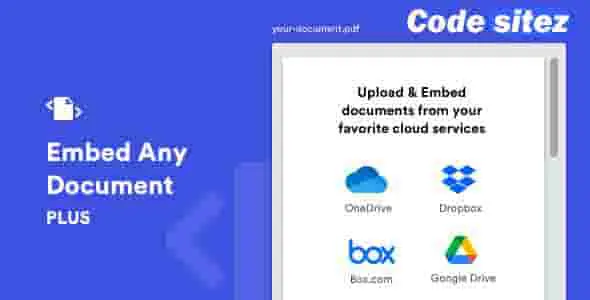 Embed Any Document Plus - WordPress Plugin