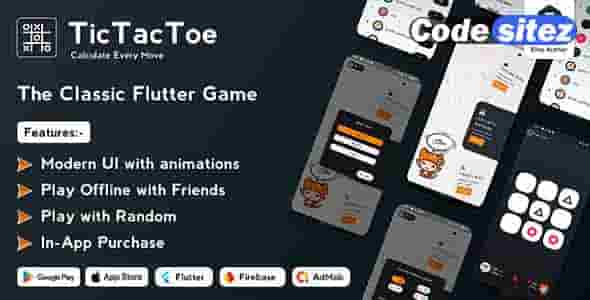 Tic Tac Toe Nulled - The Classic Flutter Tic Tac Toe Game